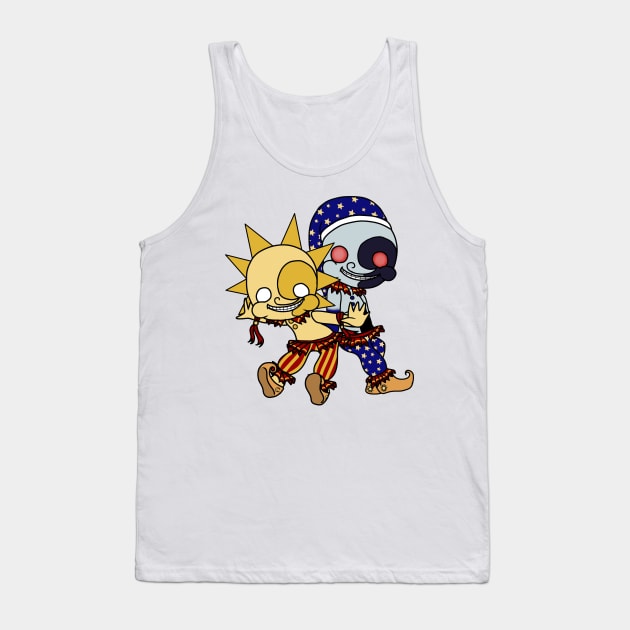 sun and moon chibi Tank Top by LillyTheChibi